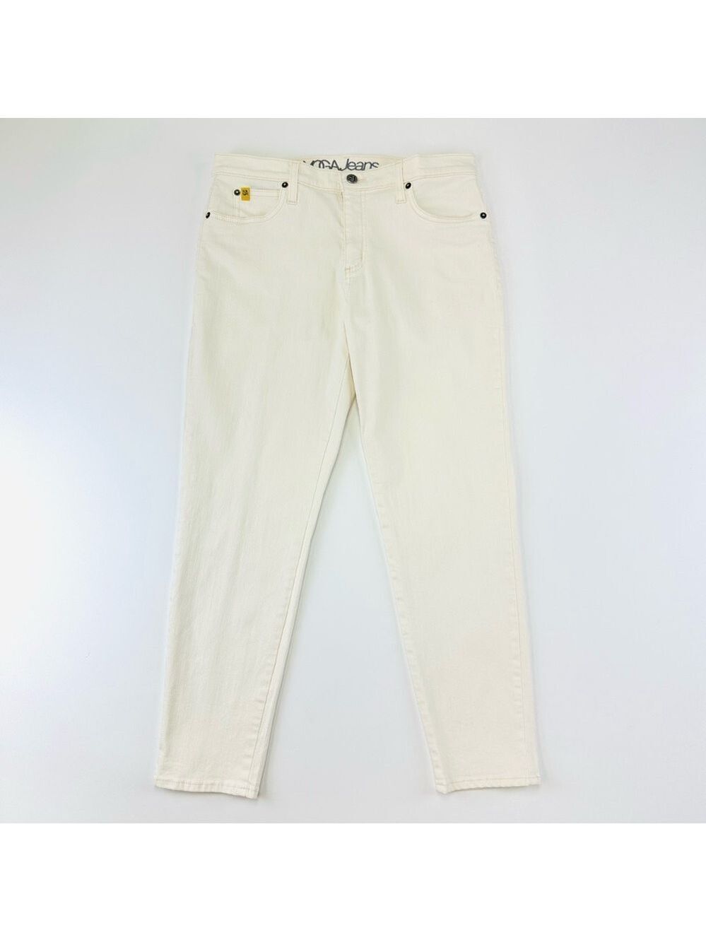 Yoga jeans cream womens stretch cotton comfort Size 30in Inseam 26in Canada